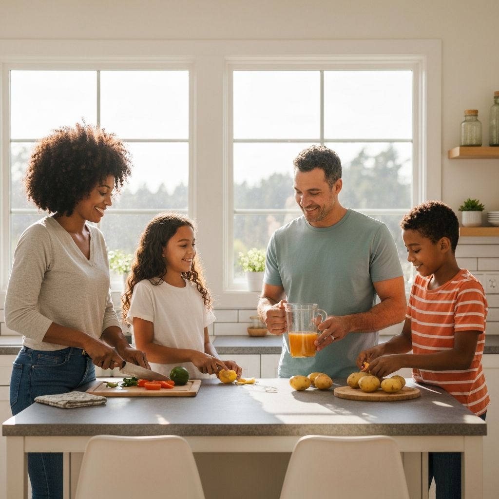 Family meal preparation